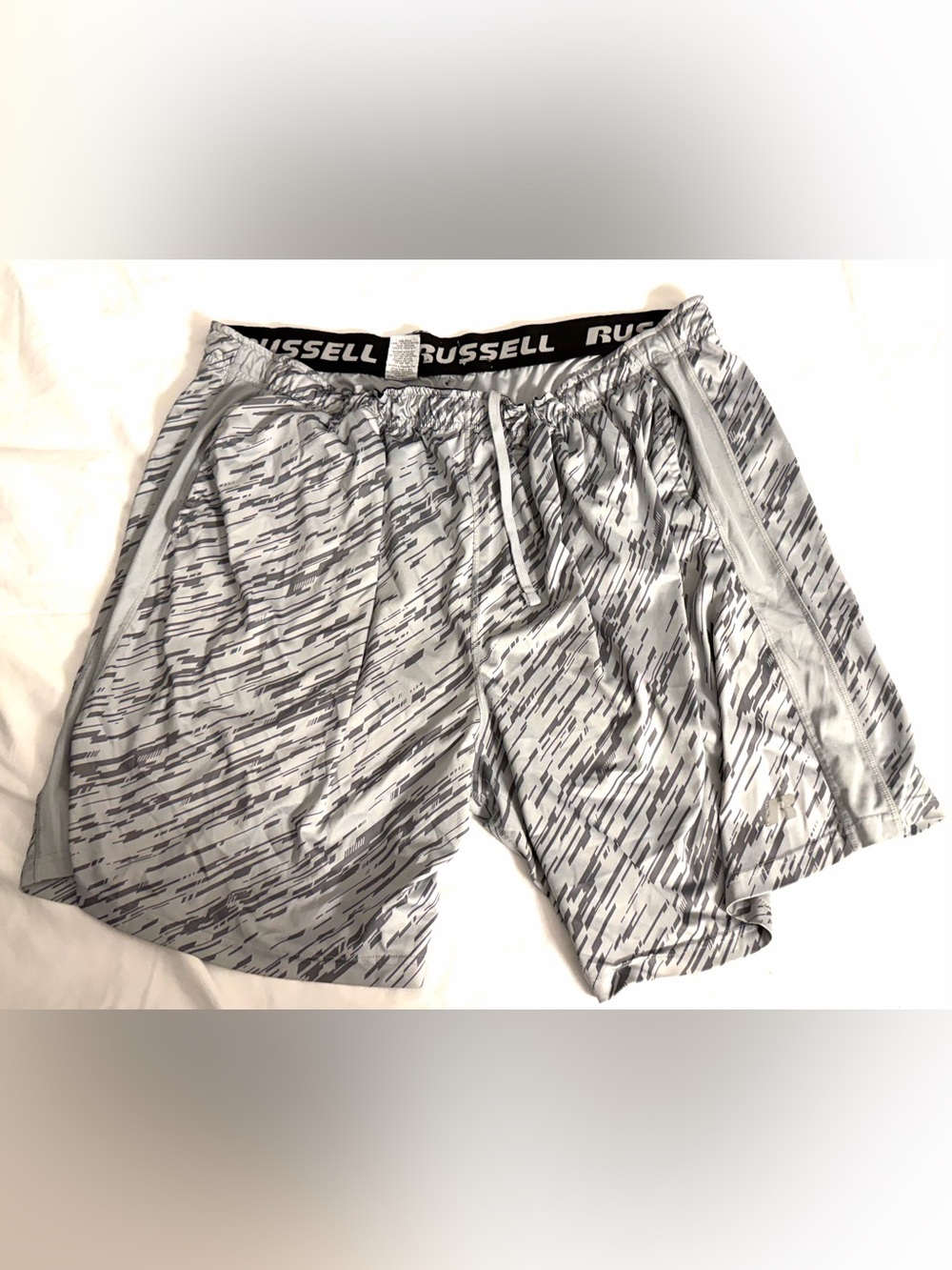 Russell Athletic Athletic Men’s Gray Performance Shorts 3XL